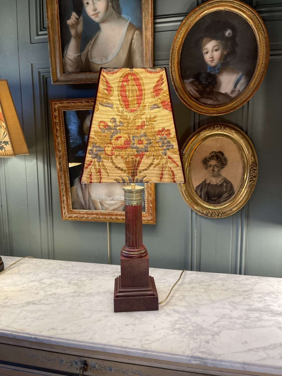 Thilorier Lamp In Painted Sheet Metal, 19th Century, Height 65 Cm-photo-3