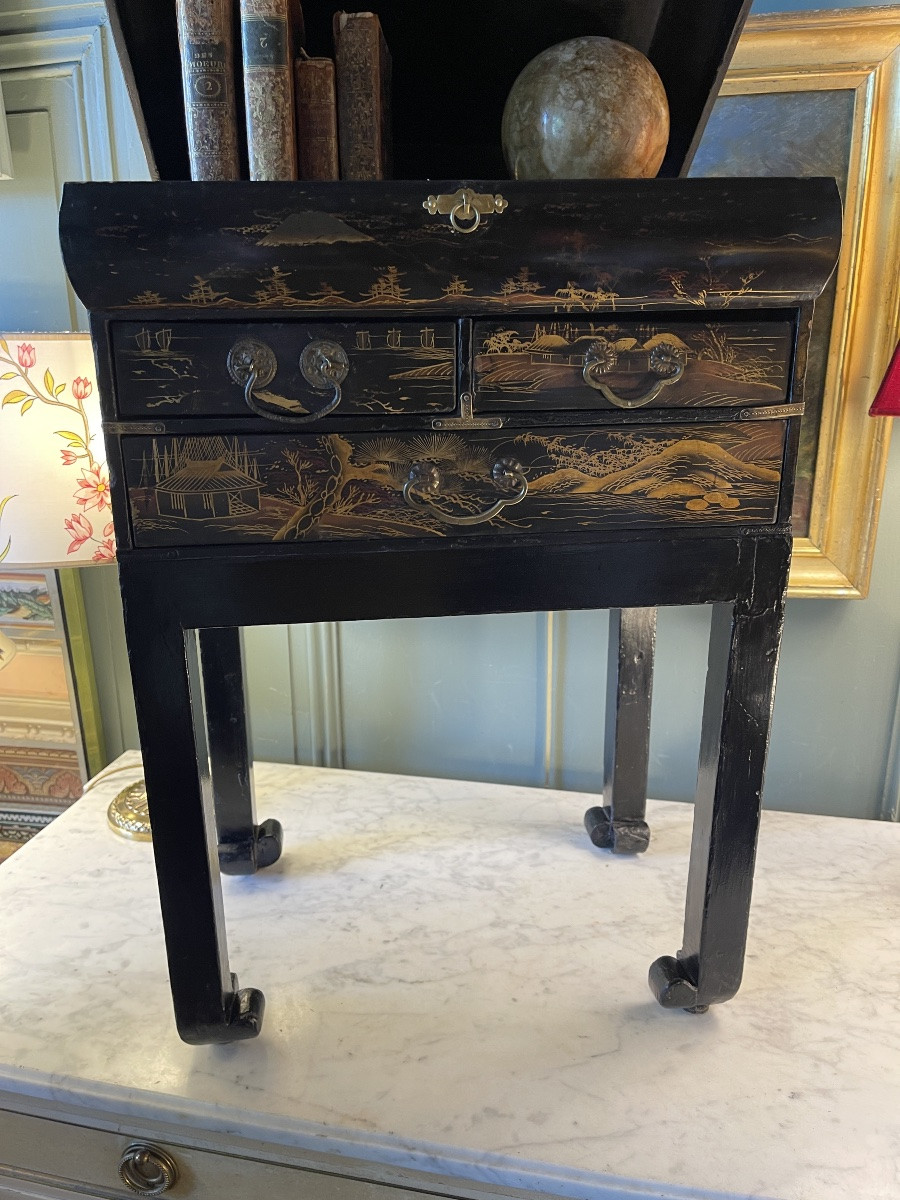 Small 19th Century Work Table, Height 59 Cm-photo-2