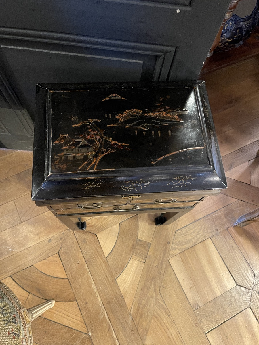 Small 19th Century Work Table, Height 59 Cm-photo-4