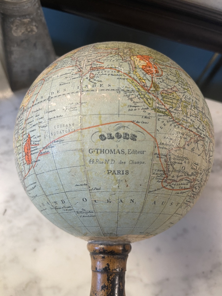 G. Thomas Terrestrial Globe Circa 1920-photo-1