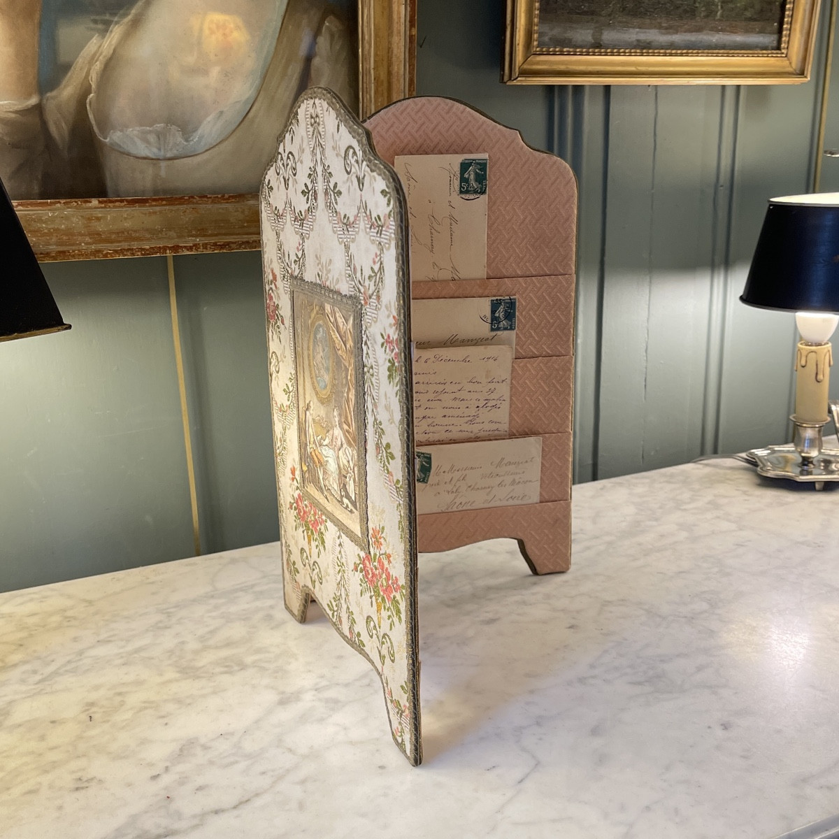 Letter Rack From The Early 20th Century