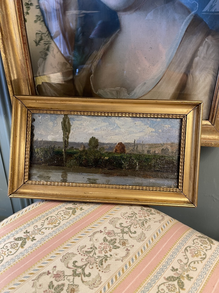 Paysage, Au bord de la rivière -photo-4
