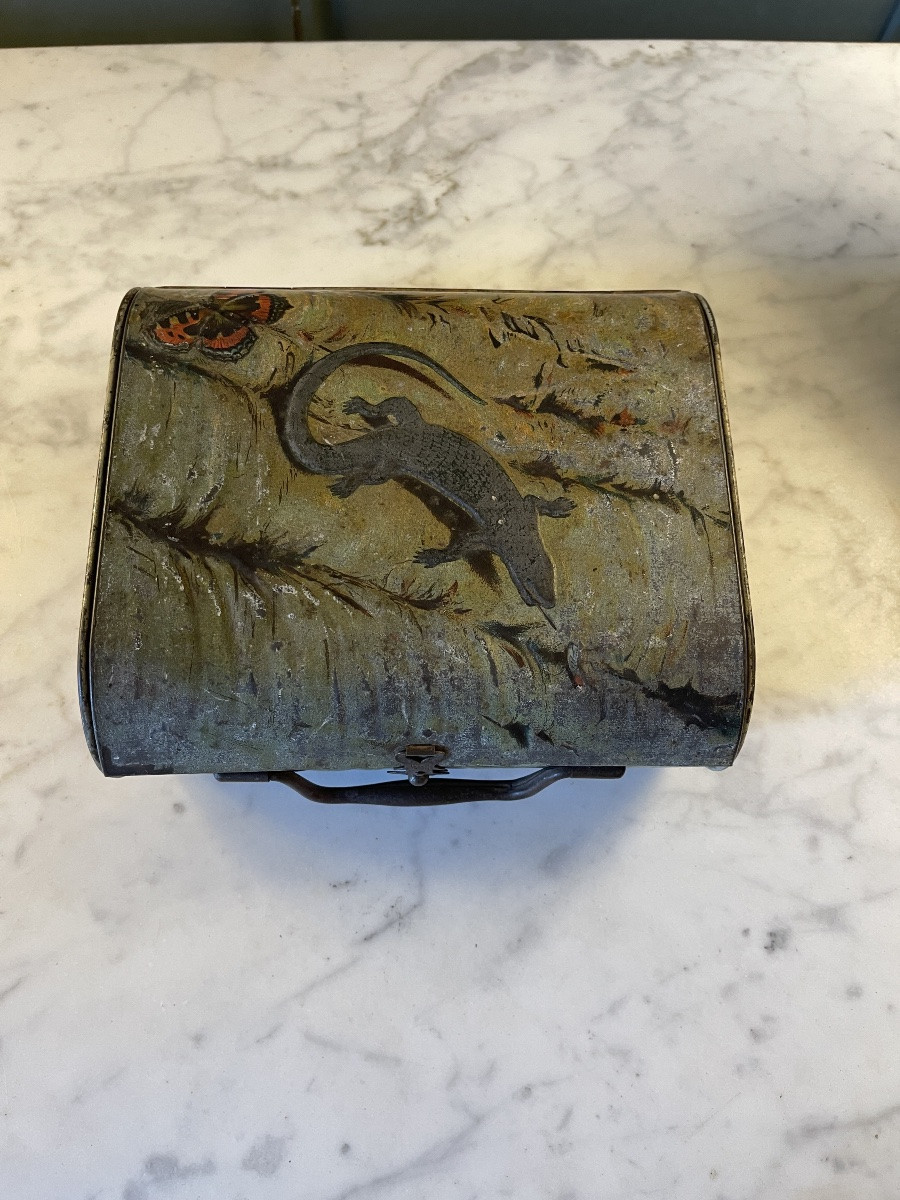 Small Herbalist Box "huntley & Palmers Biscuits"-photo-3