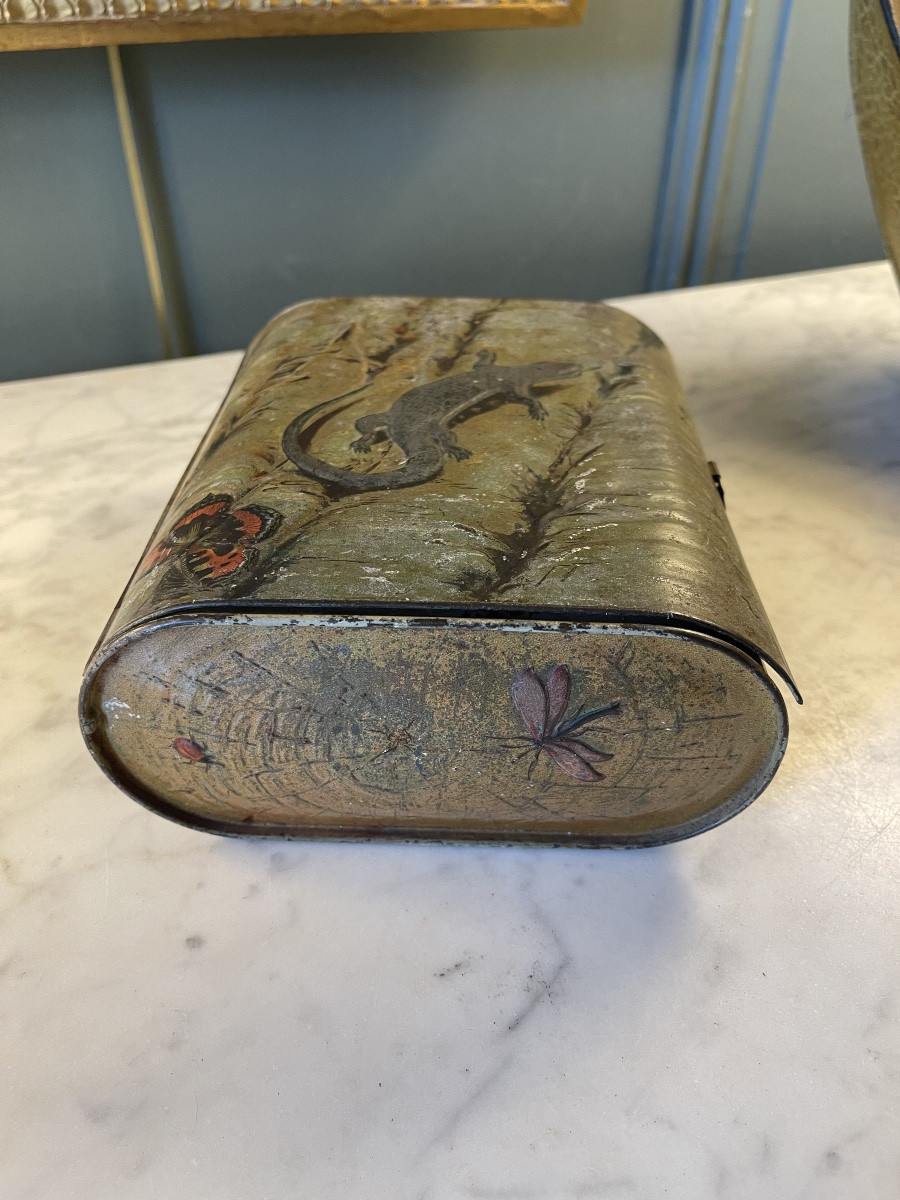 Small Herbalist Box "huntley & Palmers Biscuits"-photo-1