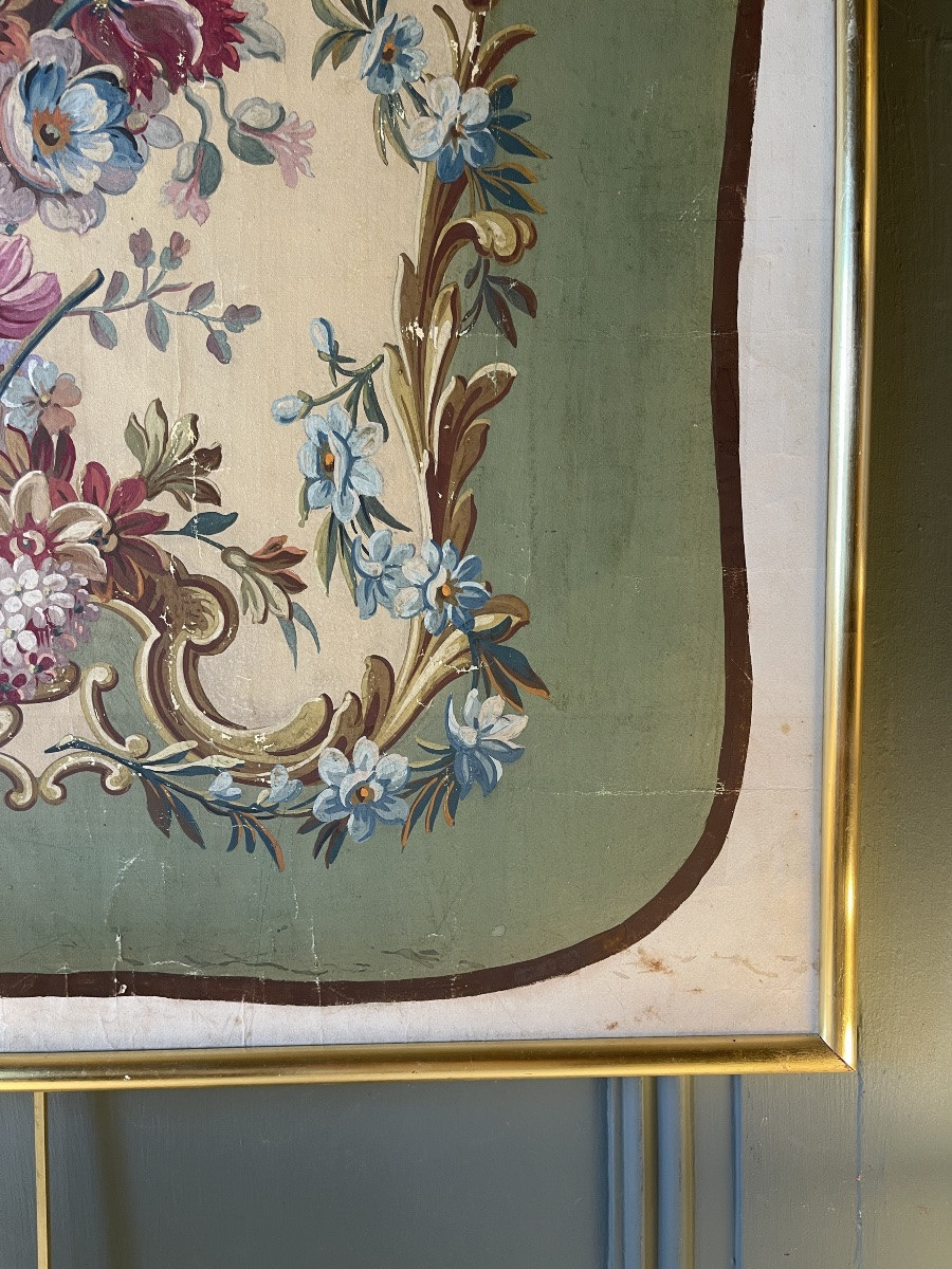 Aubusson Tapestry Box N°1, 67.5 Cm X 67.5 Cm-photo-1