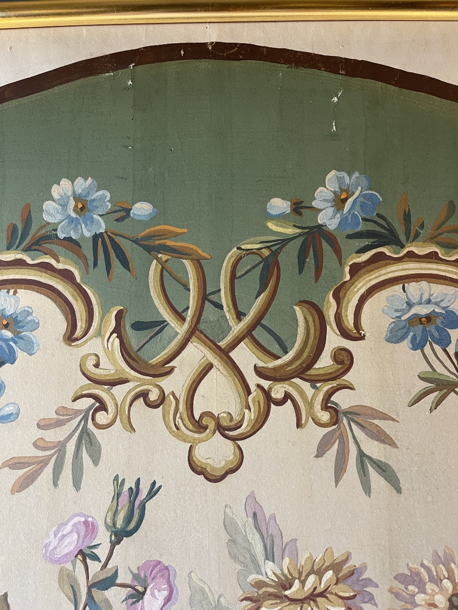 Large Aubusson Tapestry Cartoon No. 2, 88 Cm X 97.5 Cm-photo-4