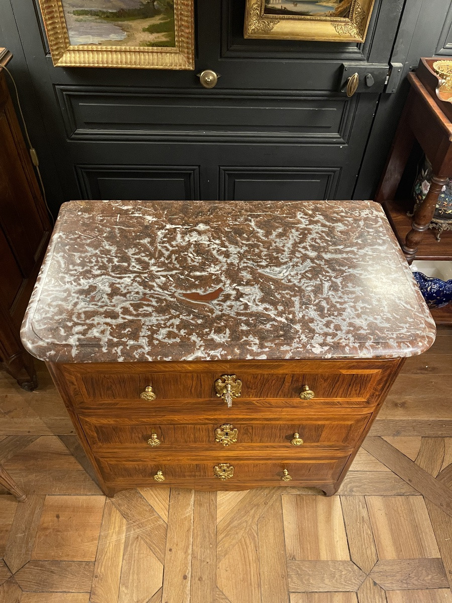 Small Regency Period Chest Of Drawers, 18th Century-photo-2