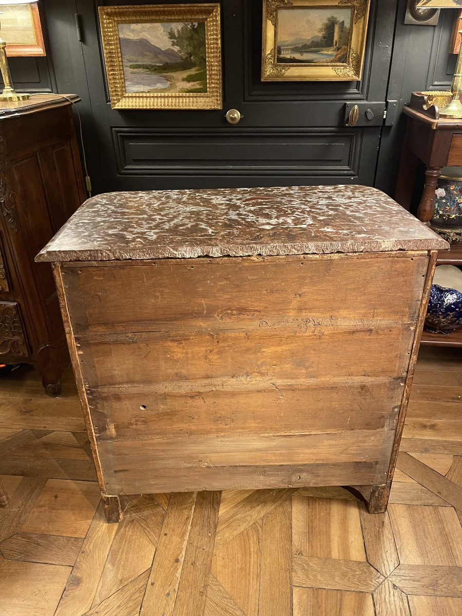 Small Regency Period Chest Of Drawers, 18th Century-photo-4