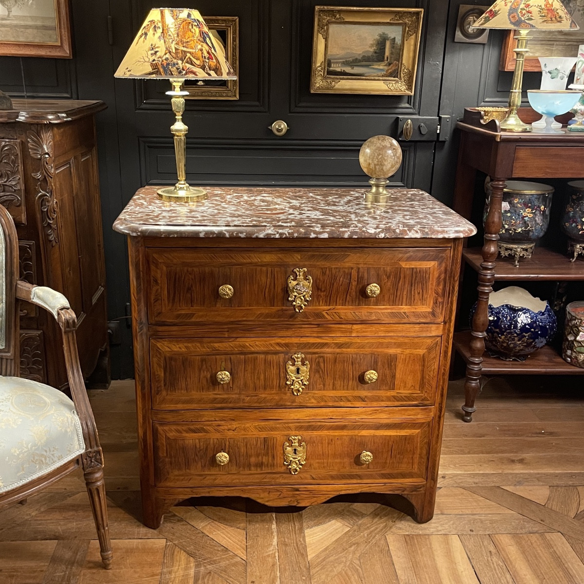 Small Regency Period Chest Of Drawers, 18th Century