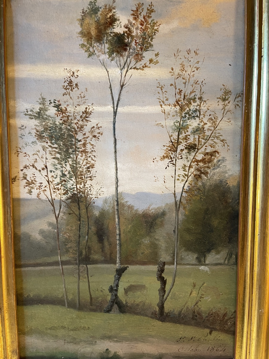Landscape Dated October 1864 -photo-2