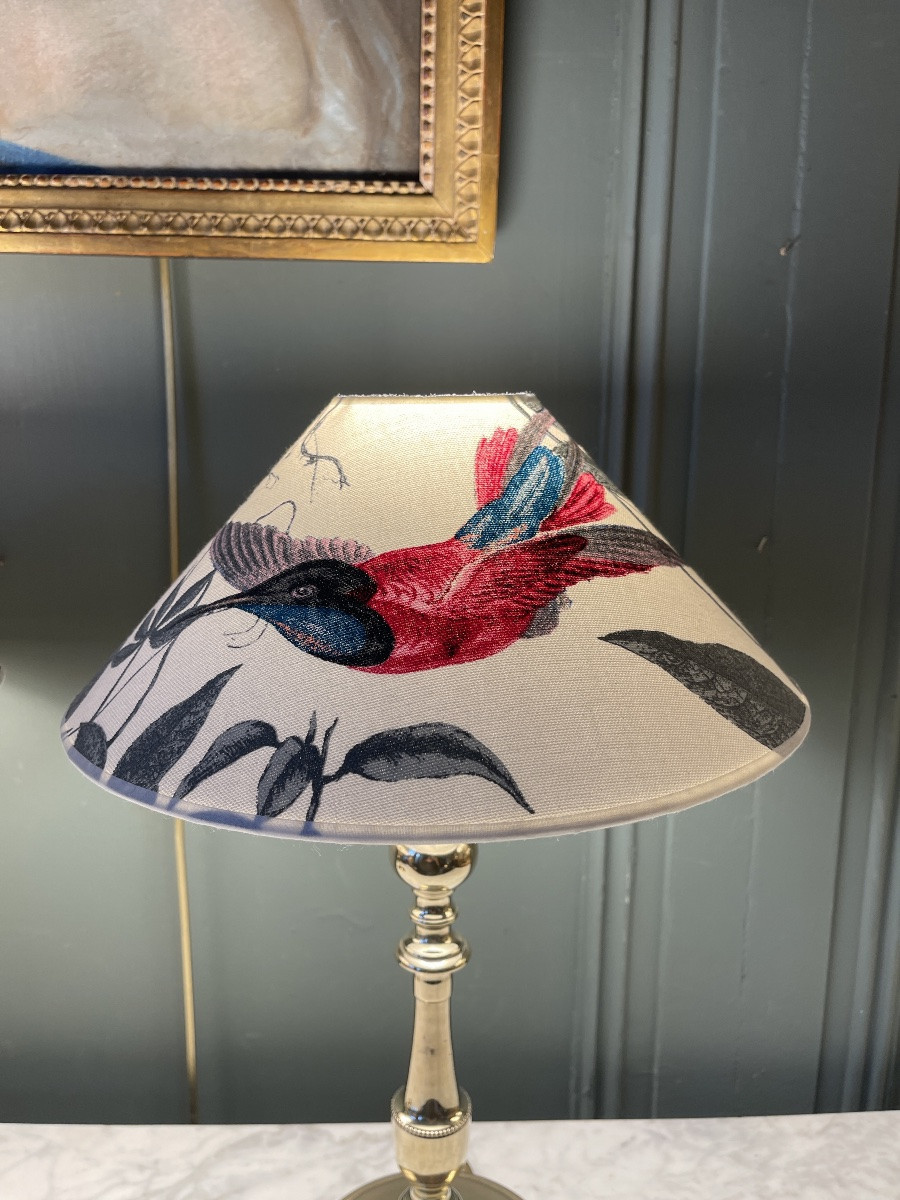 Paire de lampes en bronze, hauteur 43.5 cm-photo-2