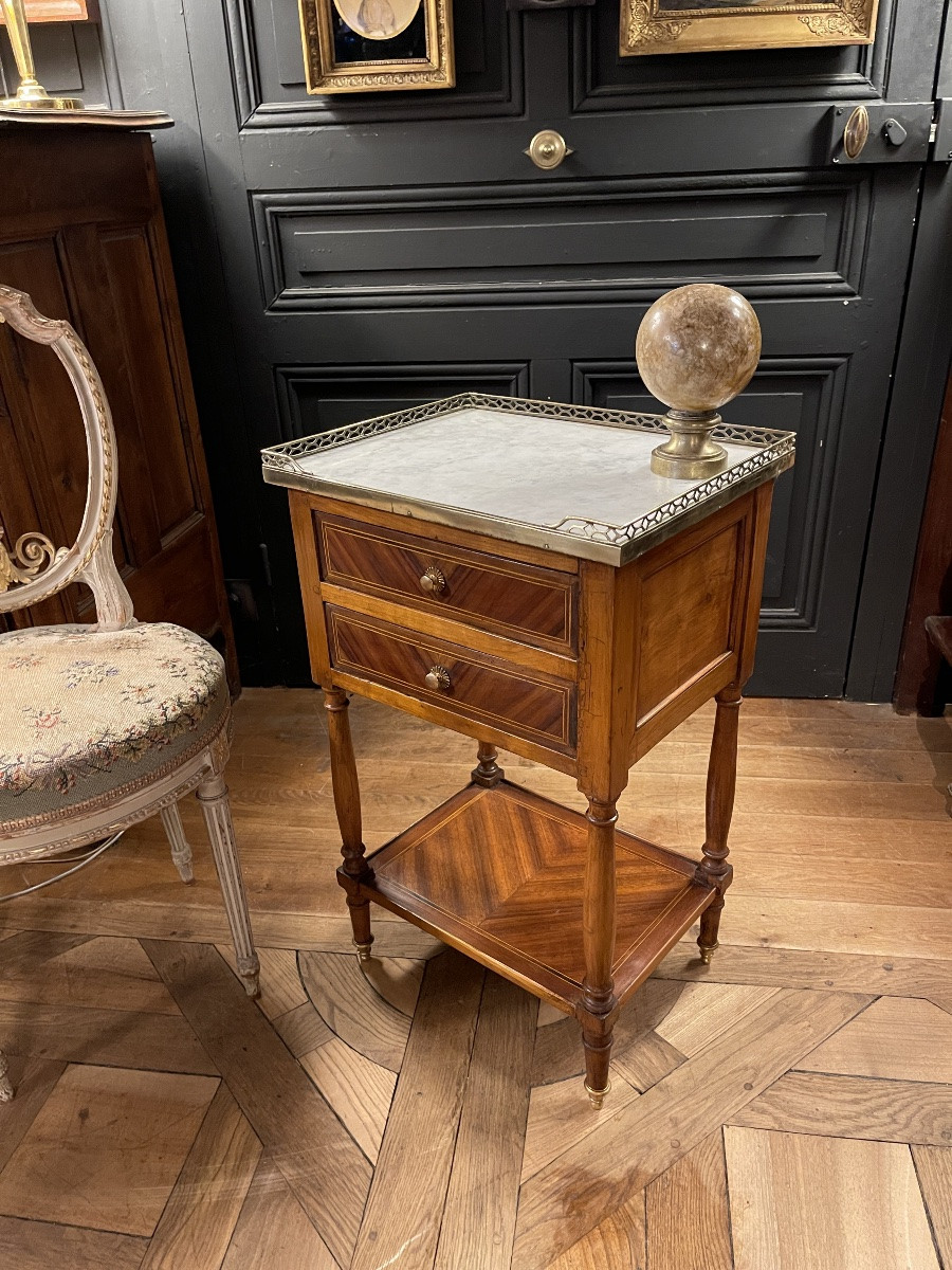 Louis XVI Period Chiffonier Table-photo-4