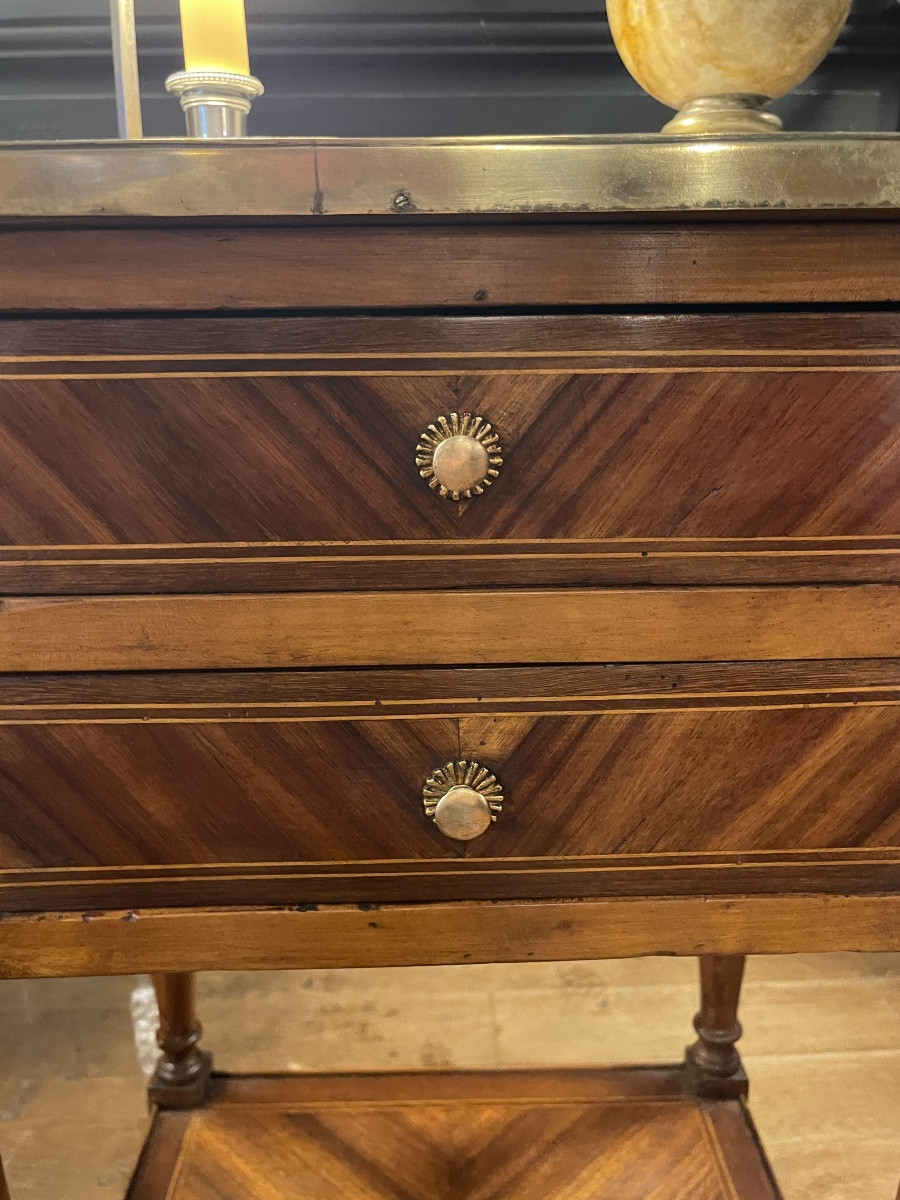 Louis XVI Period Chiffonier Table-photo-3