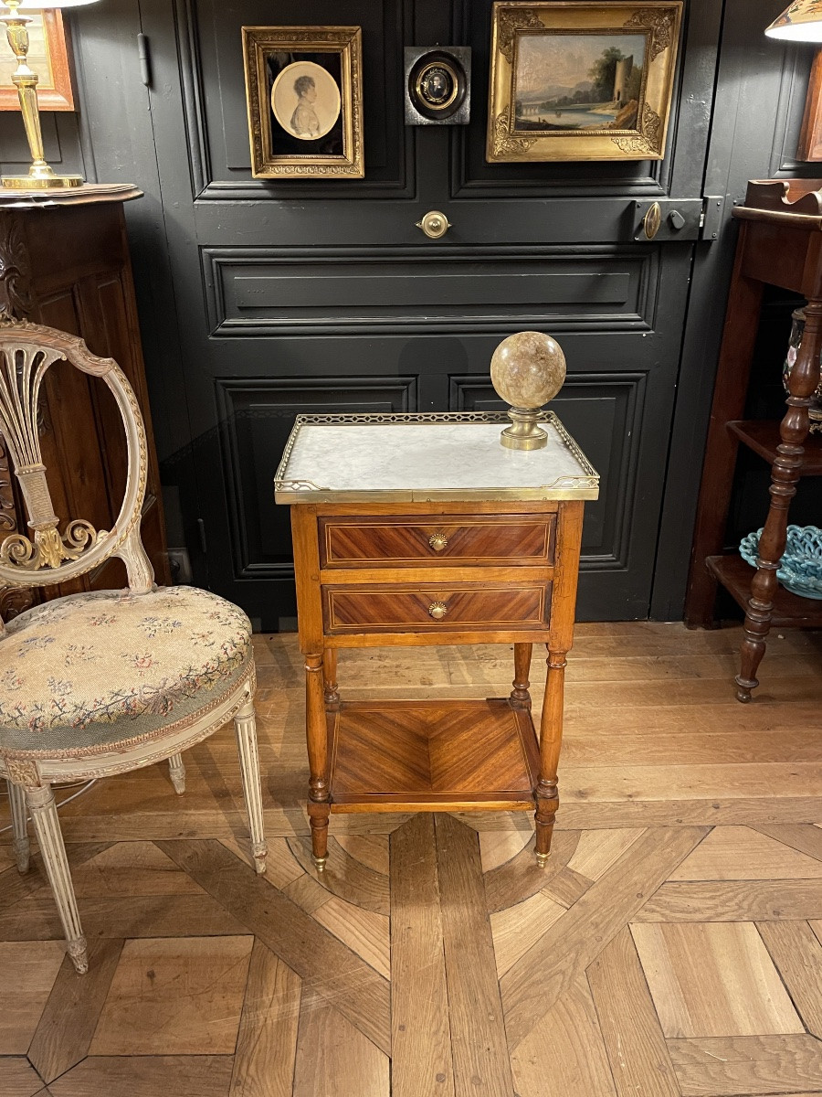 Louis XVI Period Chiffonier Table-photo-7