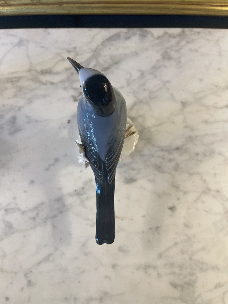 Porcelain Bird, Wagtail, Karl Ens, No. 4-photo-4