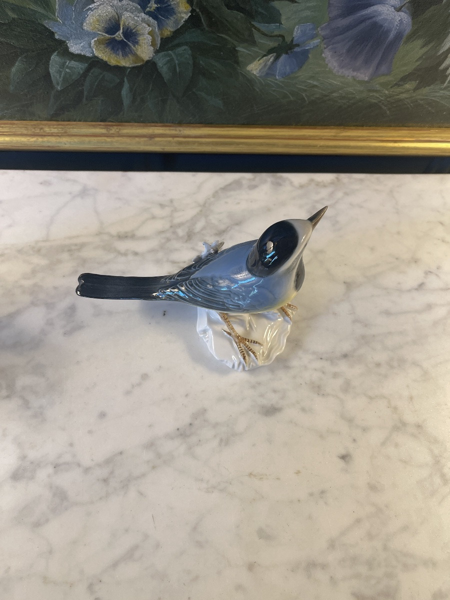 Porcelain Bird, Wagtail, Karl Ens, No. 4-photo-2
