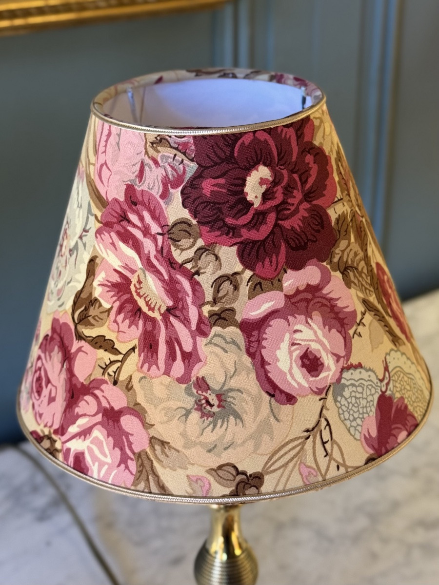 Lampe en bronze, hauteur 38 cm-photo-3
