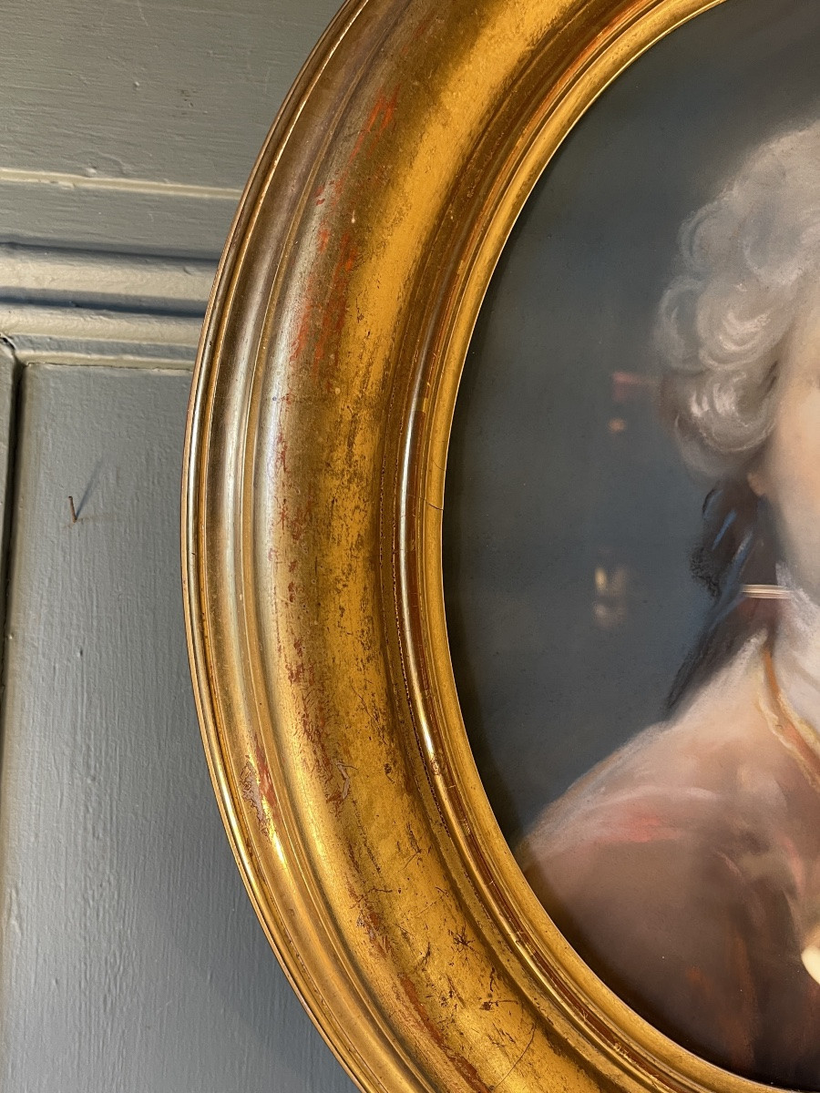 Portrait Of A Man, Pastel, Early 19th Century-photo-3