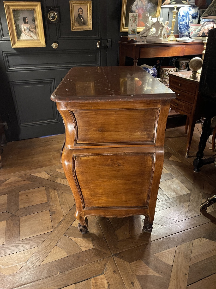 Petite commode tombeau Bordelaise XVIIIème estampillée-photo-1