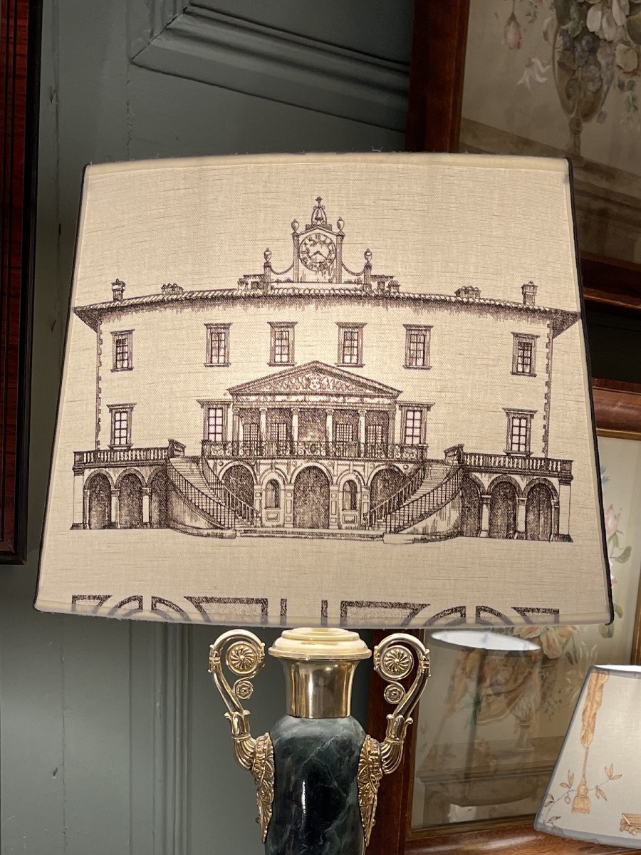 Lampe Carcel en tôle peinte XIXème, Hauteur 76 cm-photo-3