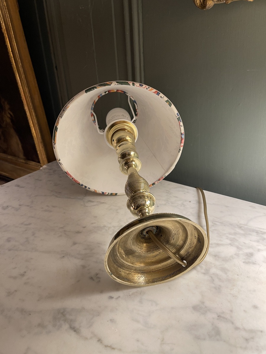 Paire de lampe en bronze, Hauteur 34 cm-photo-6