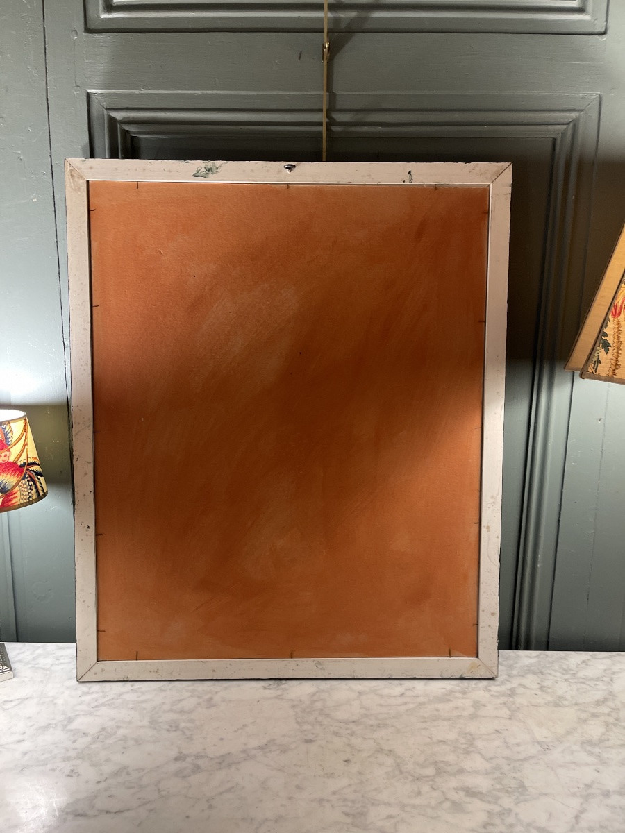 At The Fountain, Aubusson Cardboard, 19th Century-photo-5