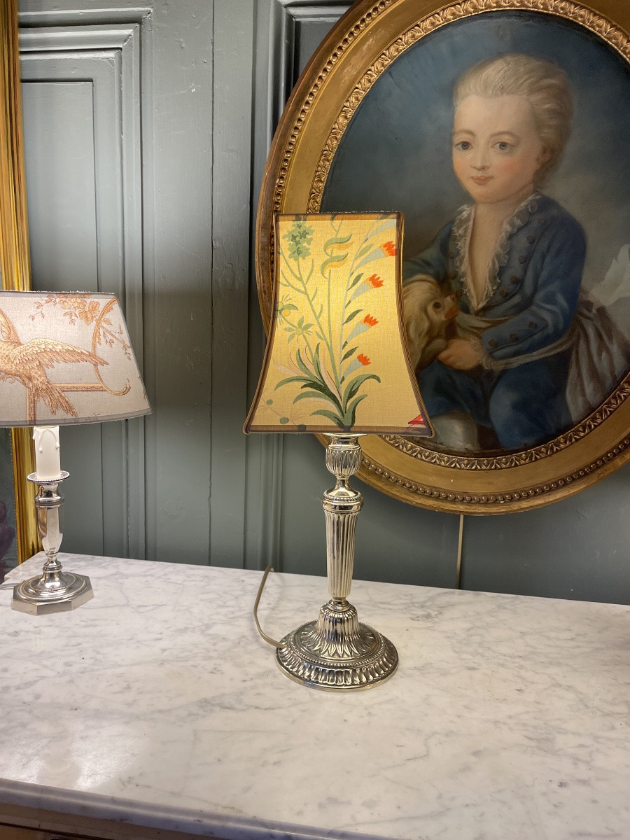 Lampe de style Louis XVI, Hauteur 46 cm-photo-2