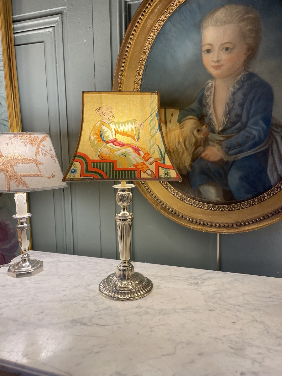 Lampe de style Louis XVI, Hauteur 46 cm-photo-7