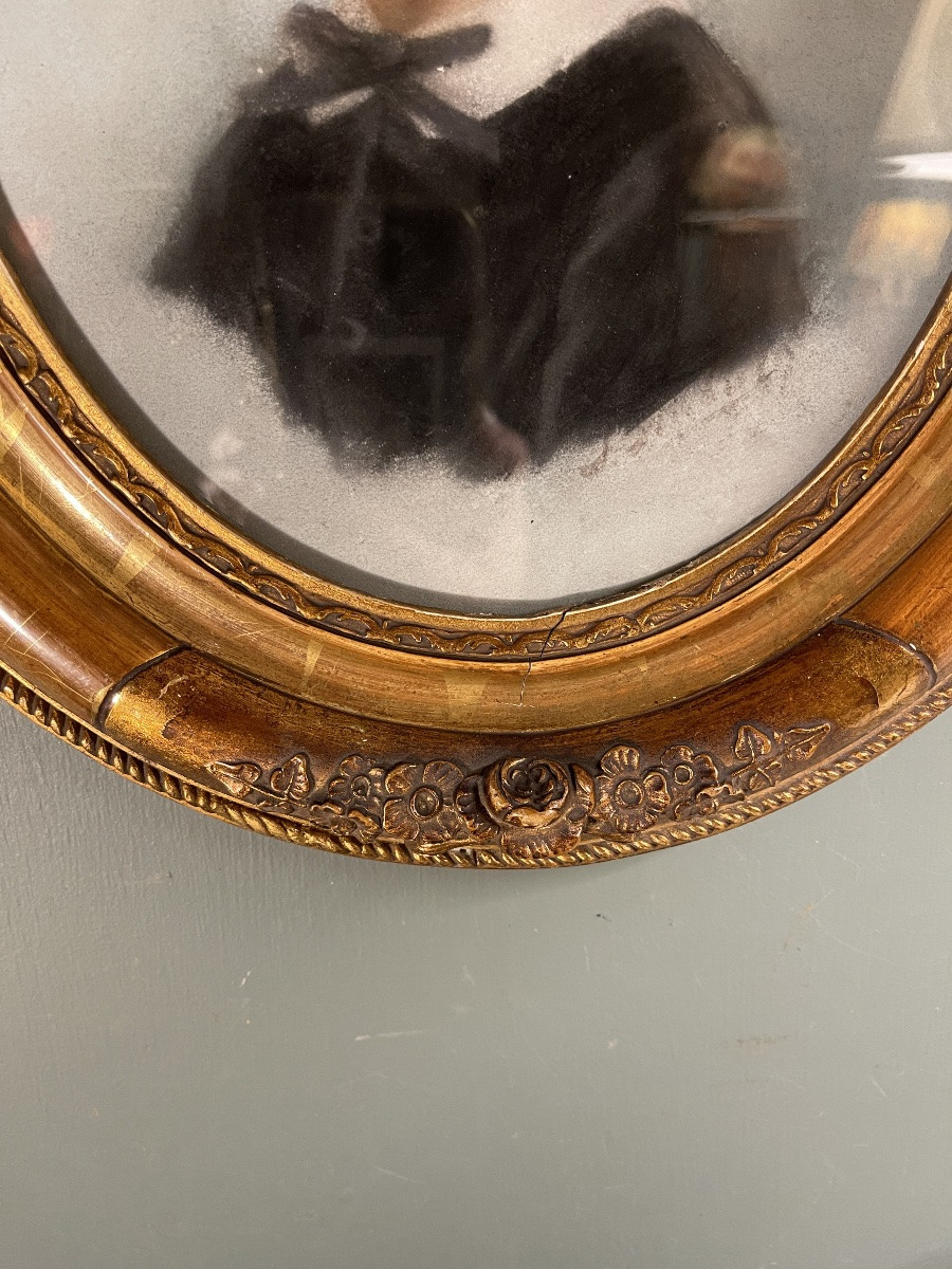 Portrait d'un jeune garçon, pastel XIXème-photo-2