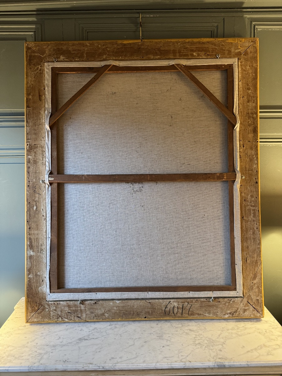 Important Portrait Of A Lady By François Gabriel Lépaulle, Dated 1830-photo-7