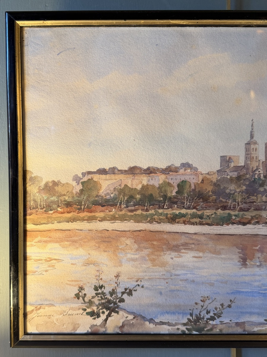 Avignon, aquarelle datée 1894-photo-3