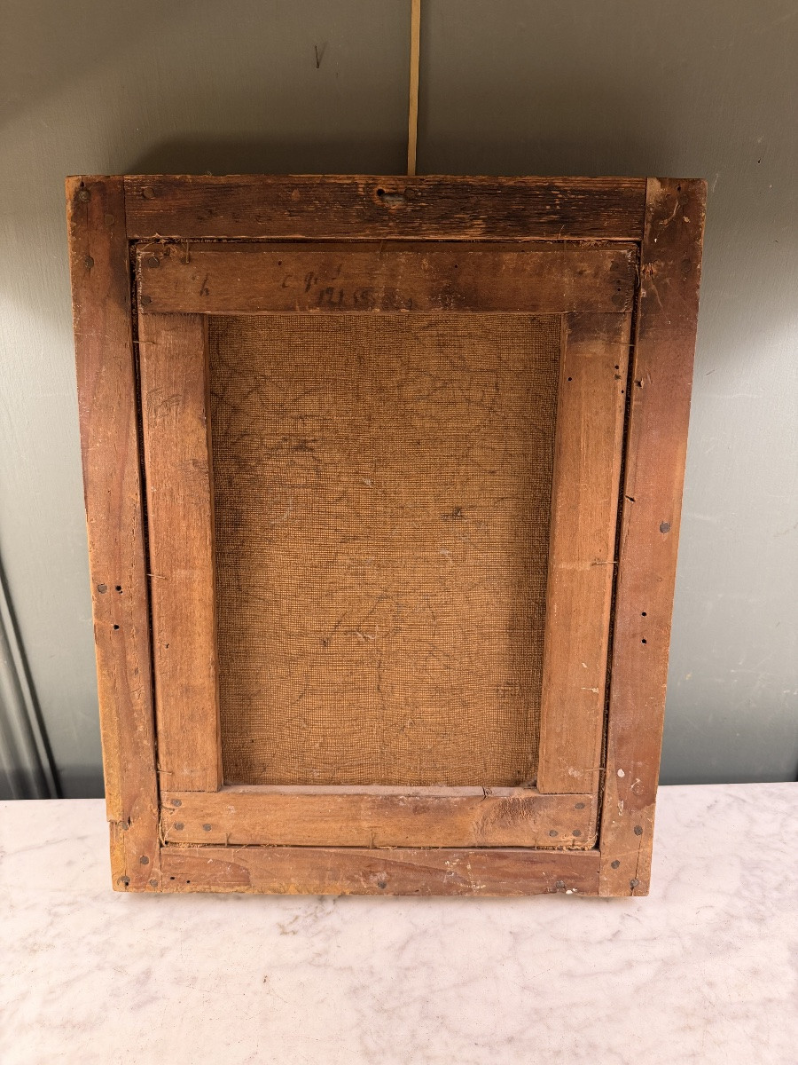 Bouquet Of Flowers, Oil On Canvas, 18th Century-photo-7