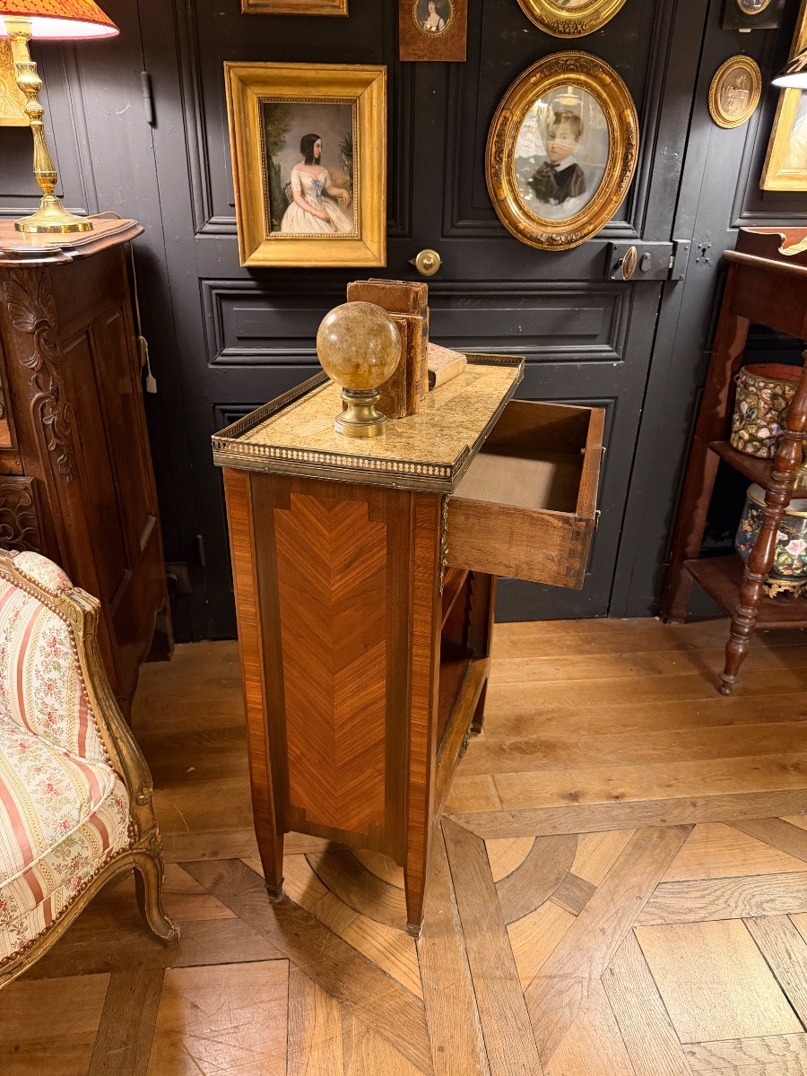 Bibus, bibliothèque en marqueterie-photo-3