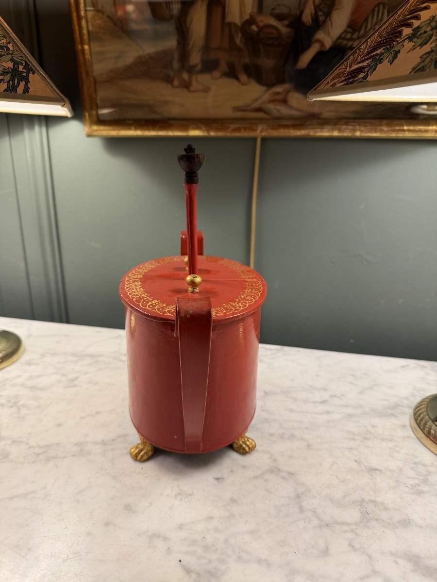 Oeufrier en tôle peinte-photo-2