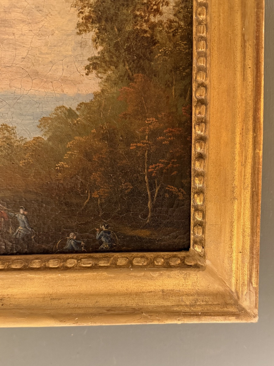 Scène de vénerie XVIIIème-photo-1