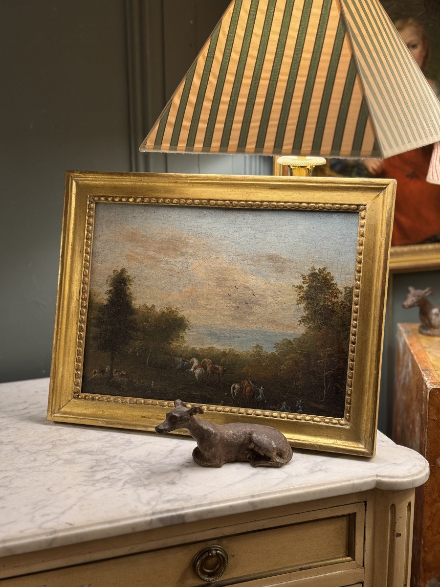 Scène de vénerie XVIIIème-photo-6