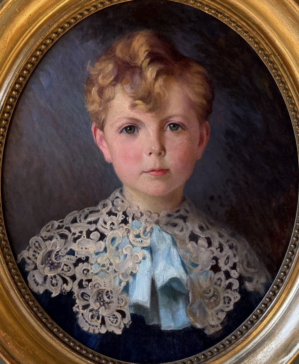 Portrait d'un jeune gar&ccedil;on XIX&egrave;me-photo-2