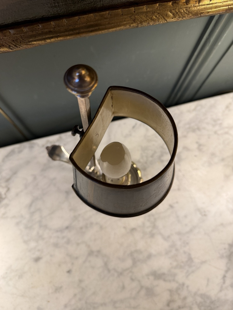 Painted Sheet Metal Bouillotte Lamp, 29.5 Cm High-photo-6