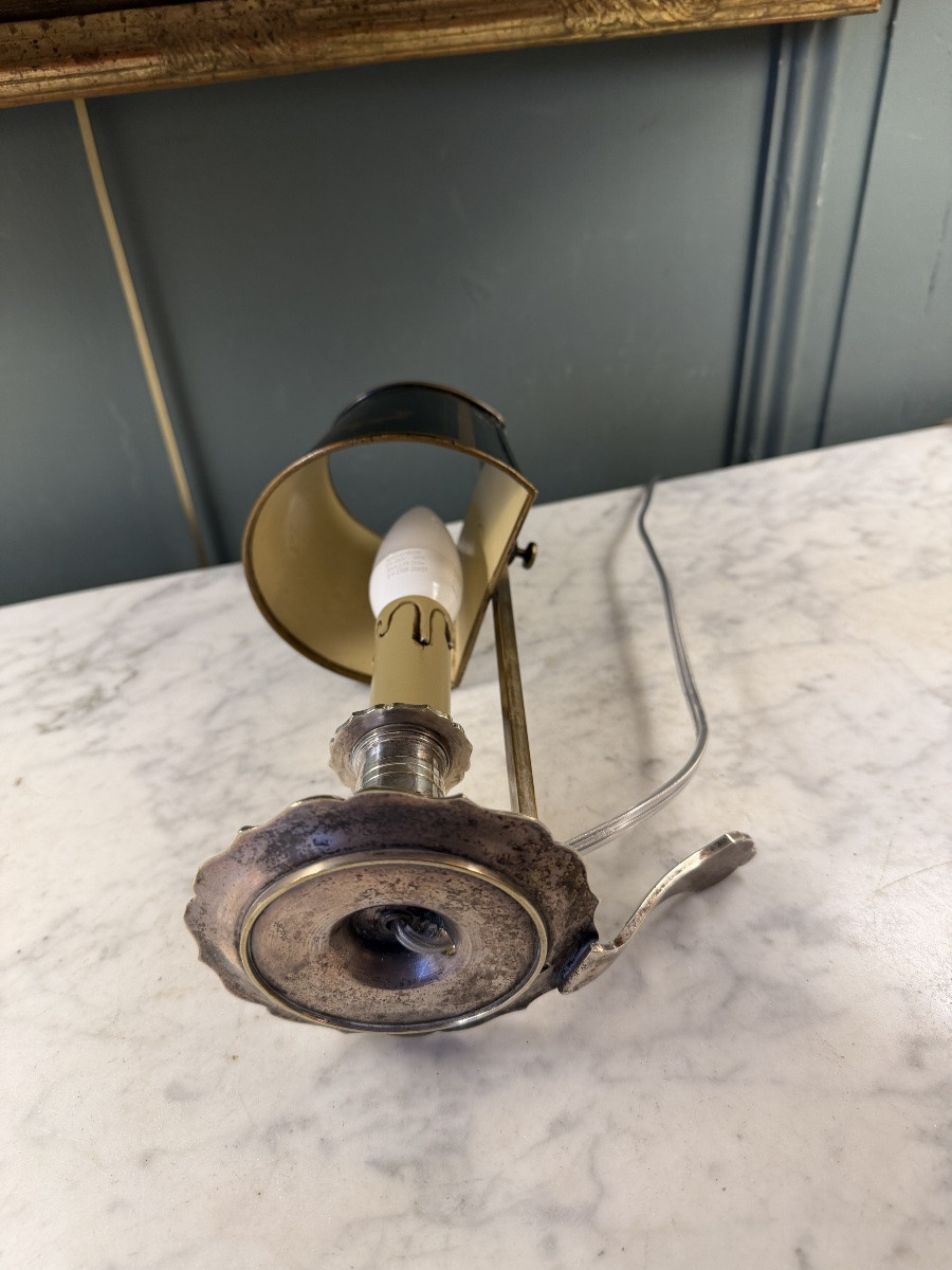 Painted Sheet Metal Bouillotte Lamp, 29.5 Cm High-photo-7