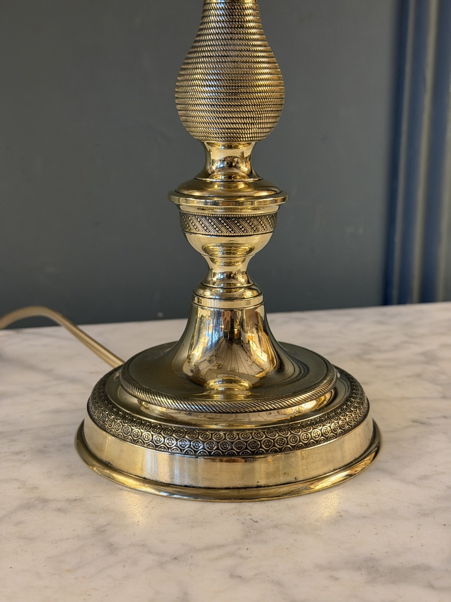 Pair Of 19th-century Bronze Lamps, 42 Cm High-photo-6