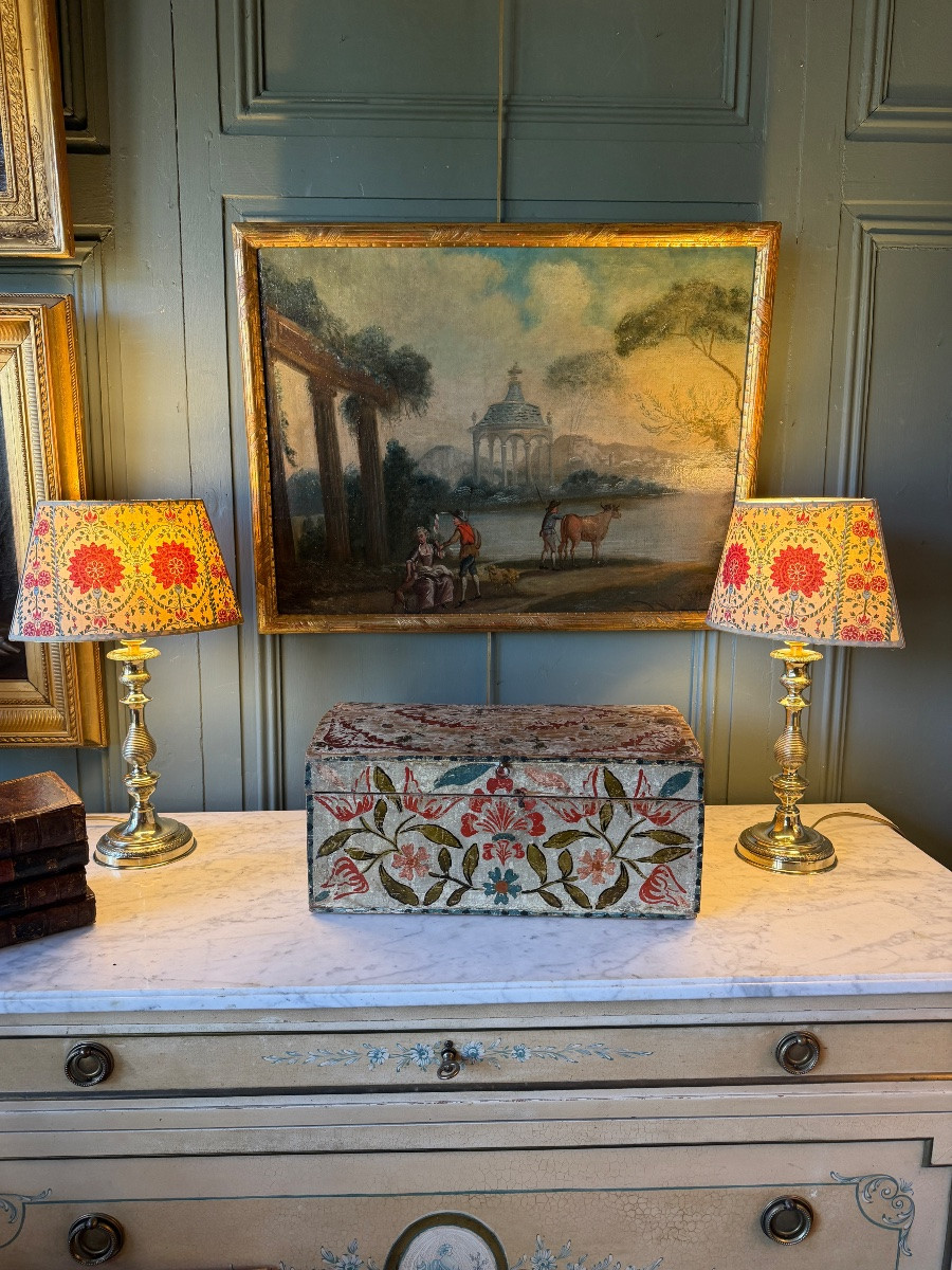 Painted Wood Wedding Box-photo-5