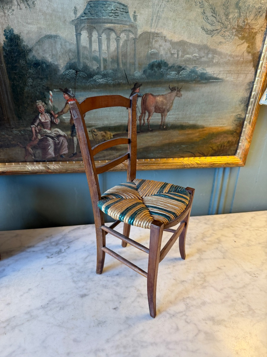 Miniature Straw-bed Chair-photo-2