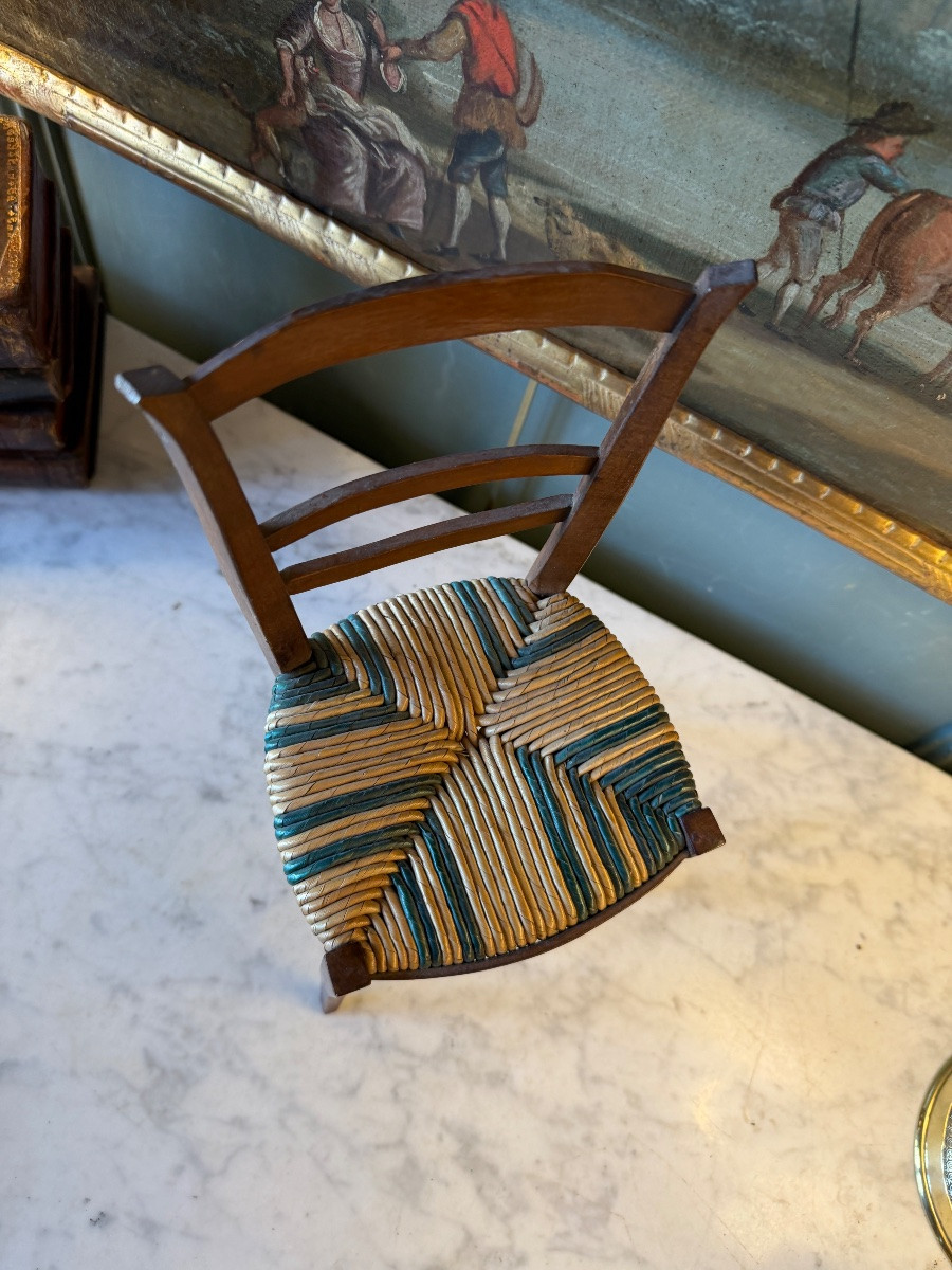 Miniature Straw-bed Chair-photo-3