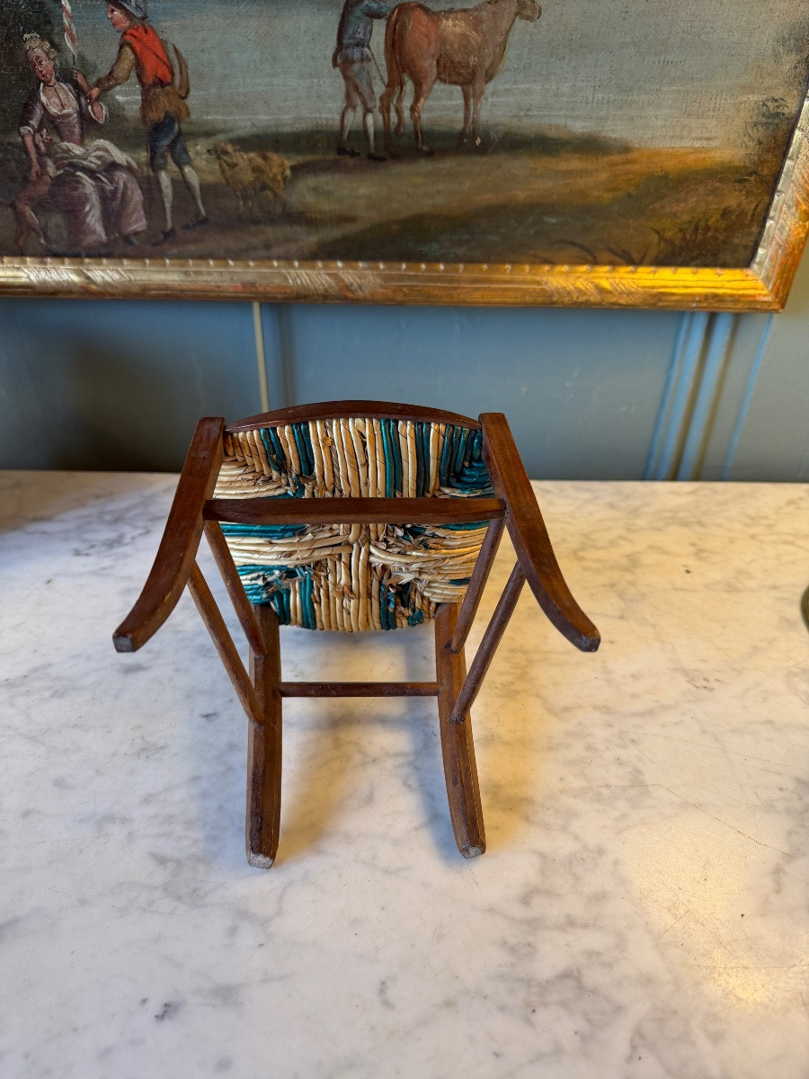 Miniature Straw-bed Chair-photo-4