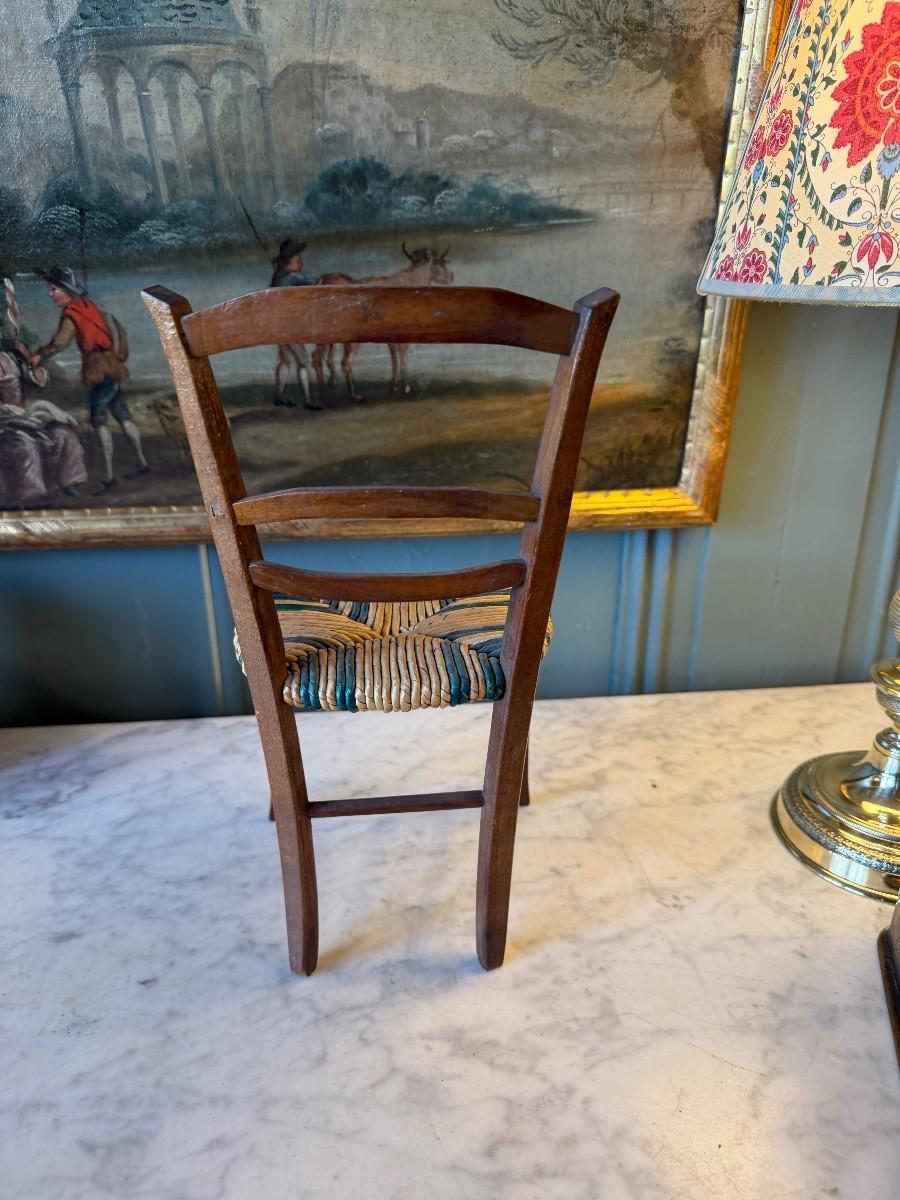 Miniature Straw-bed Chair-photo-1