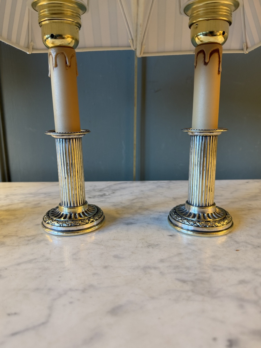 Paire de lampes de table sans fil, Hauteur 32 cm-photo-3