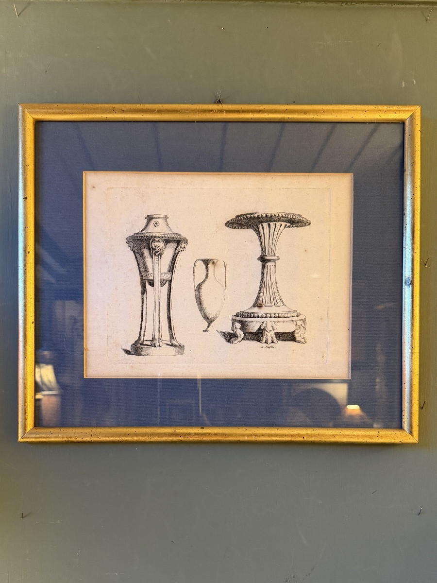 Six 18th Century Engravings From : "recueil d'Antiquités Romaines Ou Voyage d'Italie"-photo-2