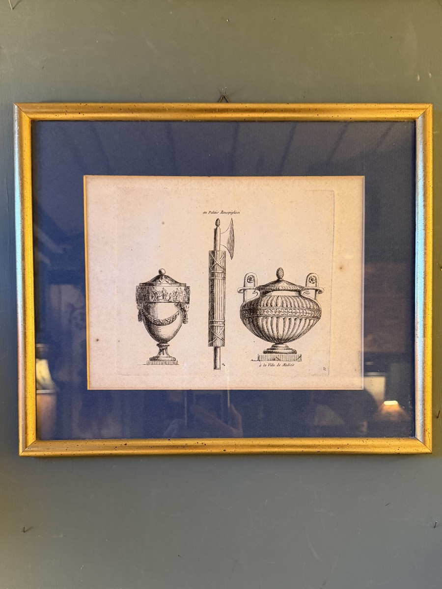 Six 18th Century Engravings From : "recueil d'Antiquités Romaines Ou Voyage d'Italie"-photo-3