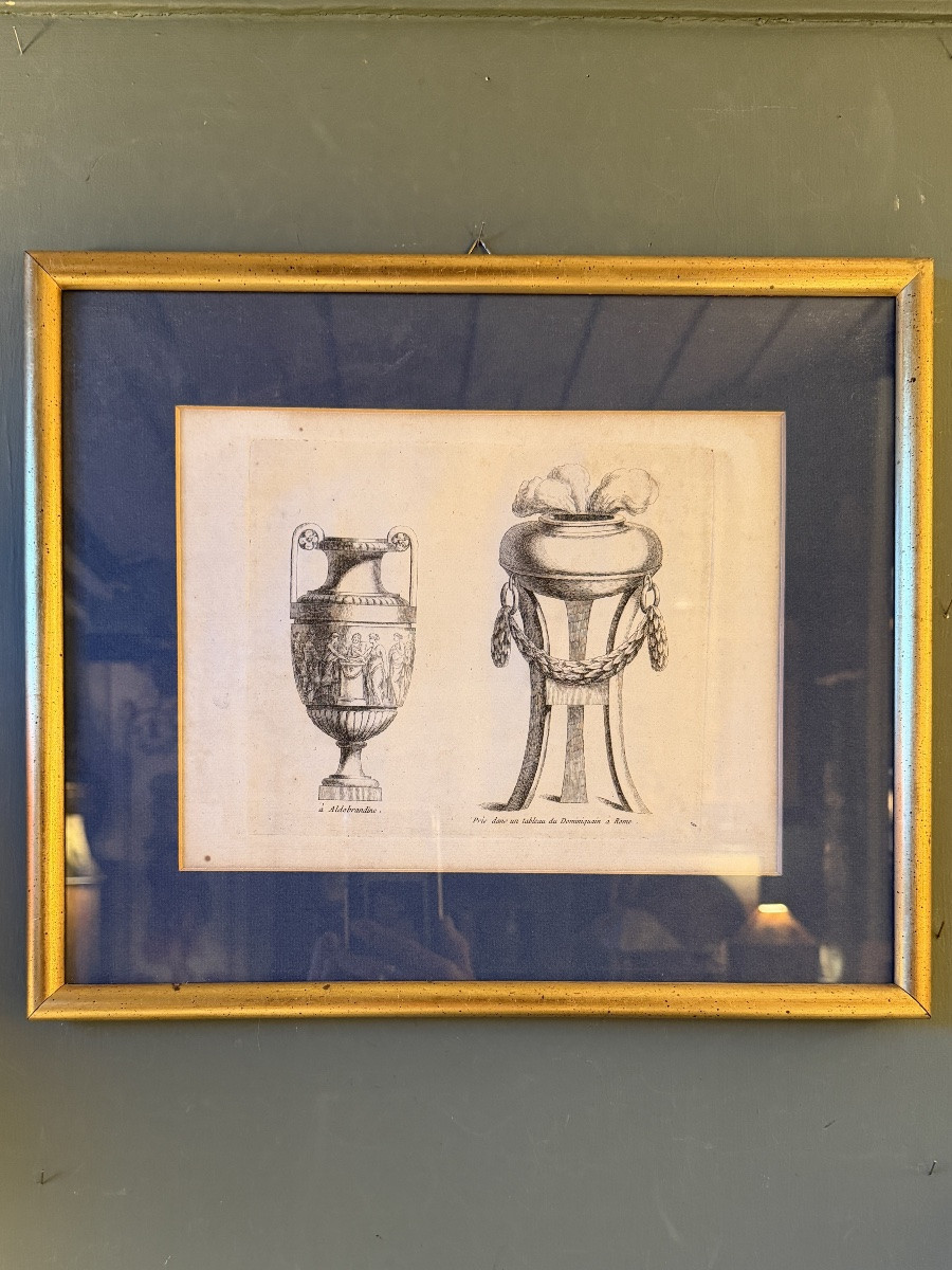 Six 18th Century Engravings From : "recueil d'Antiquités Romaines Ou Voyage d'Italie"-photo-2