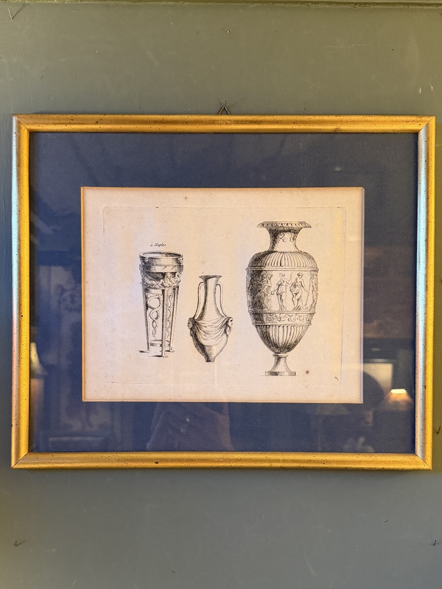 Six 18th Century Engravings From : "recueil d'Antiquités Romaines Ou Voyage d'Italie"-photo-3